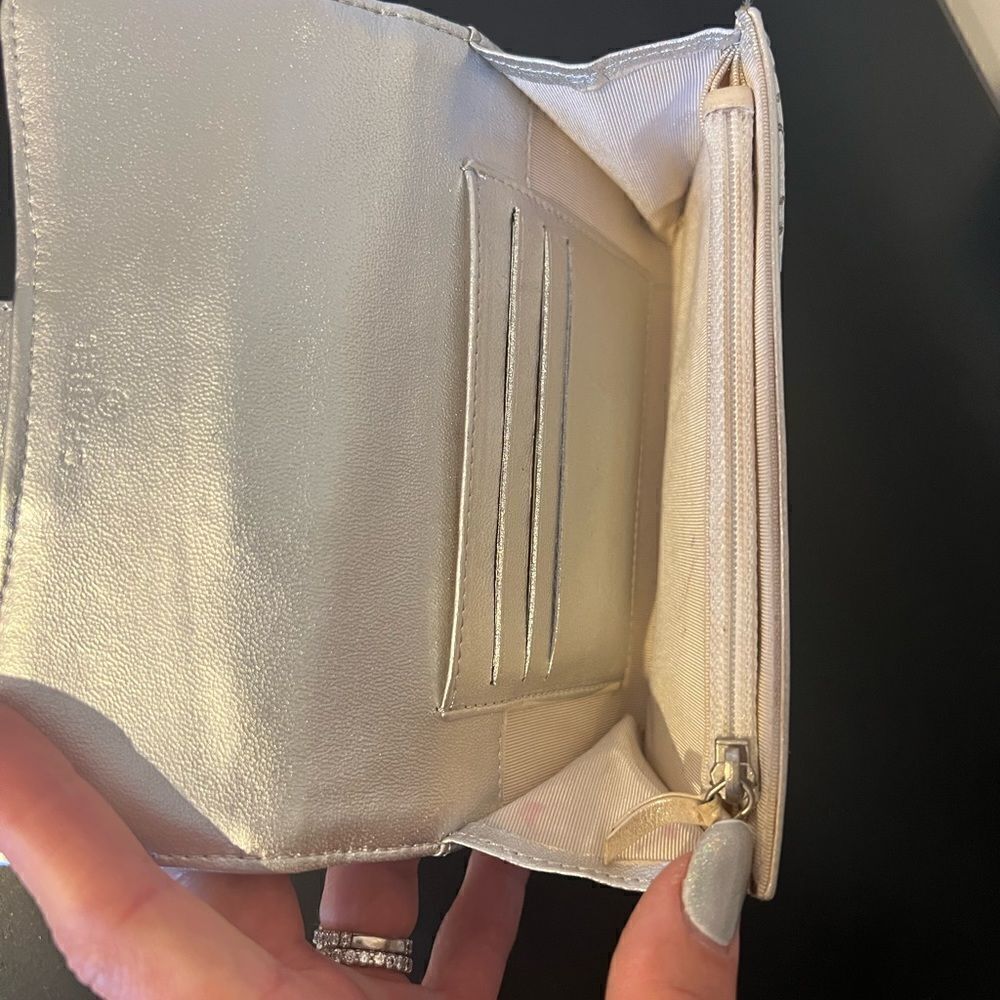 AUTHENTIC CHANEL WALLET- Silver - Picture 9 of 12